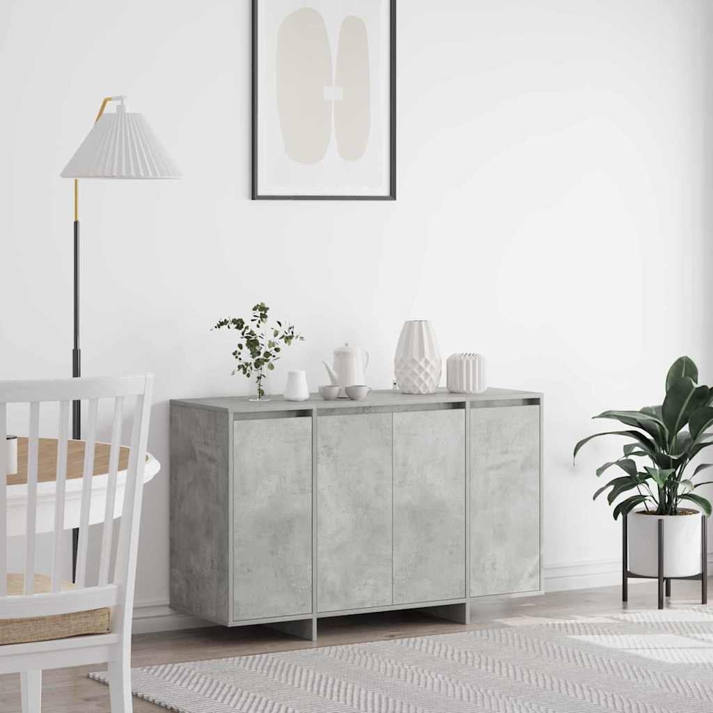 Széf Beton szürke 120 x 41 x 75 cm Faanyag