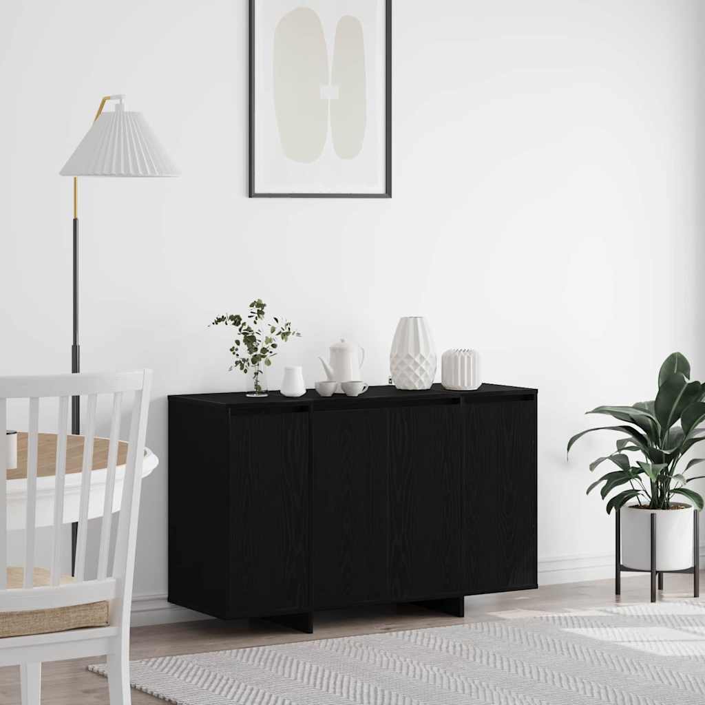 Széf Fekete tölgy 120 x 41 x 75 cm Szerelt Fa