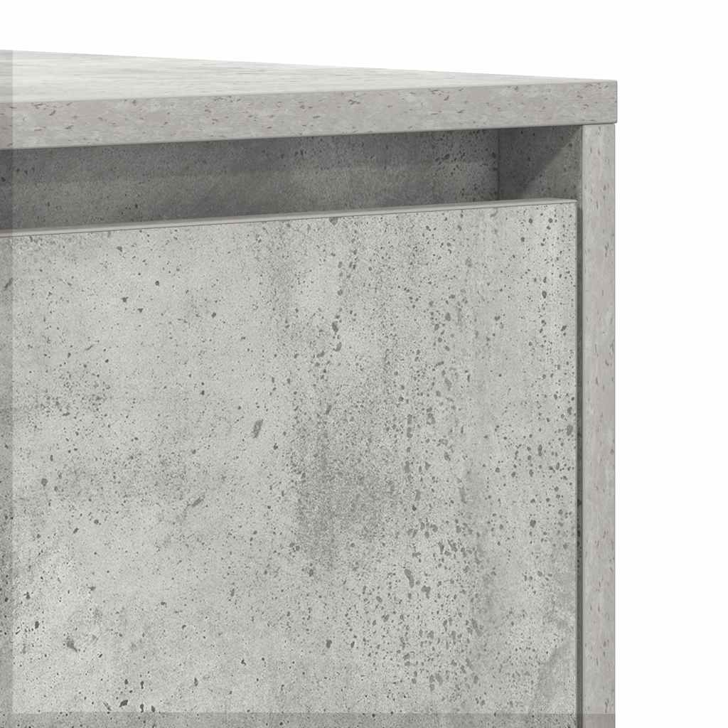 Széf fiókkal Beton Szürke 120 x 41 x 75 cm Faanyag