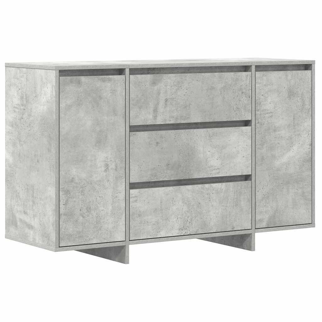 Széf fiókkal Beton Szürke 120 x 41 x 75 cm Faanyag