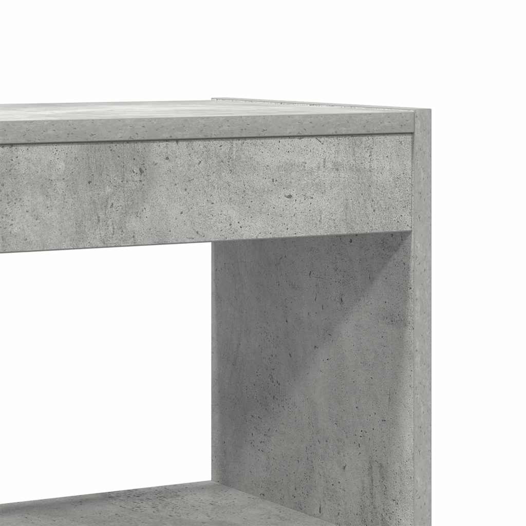 Könyvespolc Beton Szürke 100 x 30 x 198 cm Faanyag