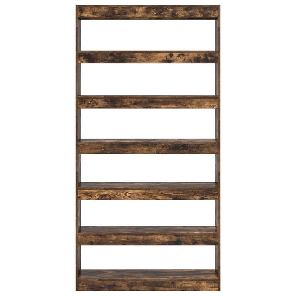 Könyvespolc 6 szintes 100 x 30 x 198 cm Szerelt Fa