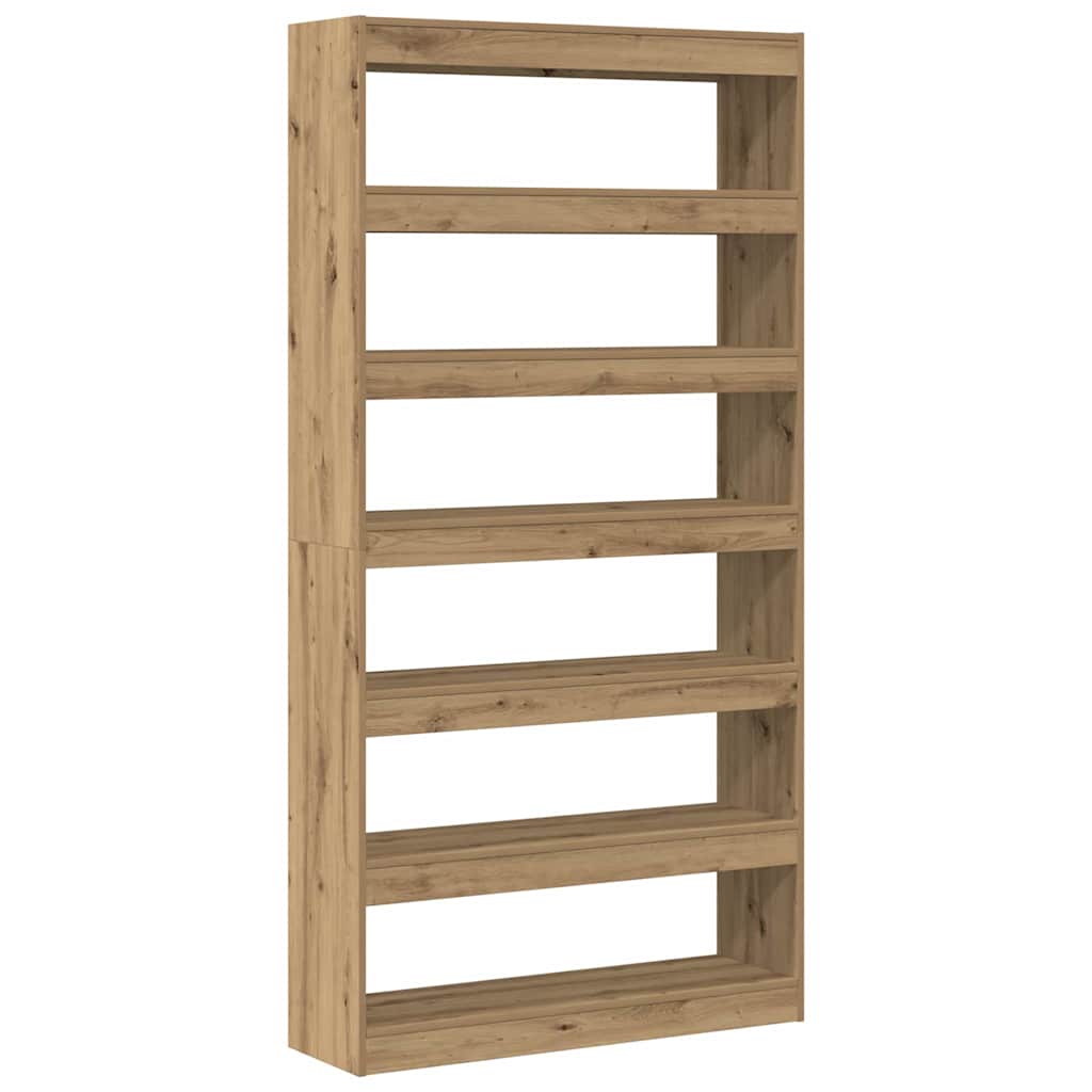 Könyvespolc 6 szintes 100 x 30 x 198 cm Szerelt Fa