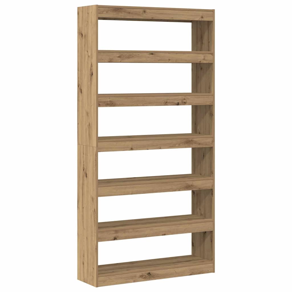 Könyvespolc 6 szintes 100 x 30 x 198 cm Szerelt Fa