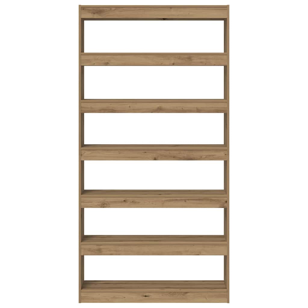 Könyvespolc 6 szintes 100 x 30 x 198 cm Szerelt Fa