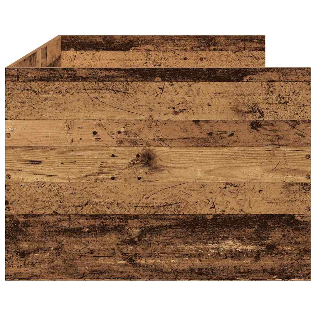 Nappaliágy fejtámlával fiókkal Öreg fa 90 x 200 cm Faanyag