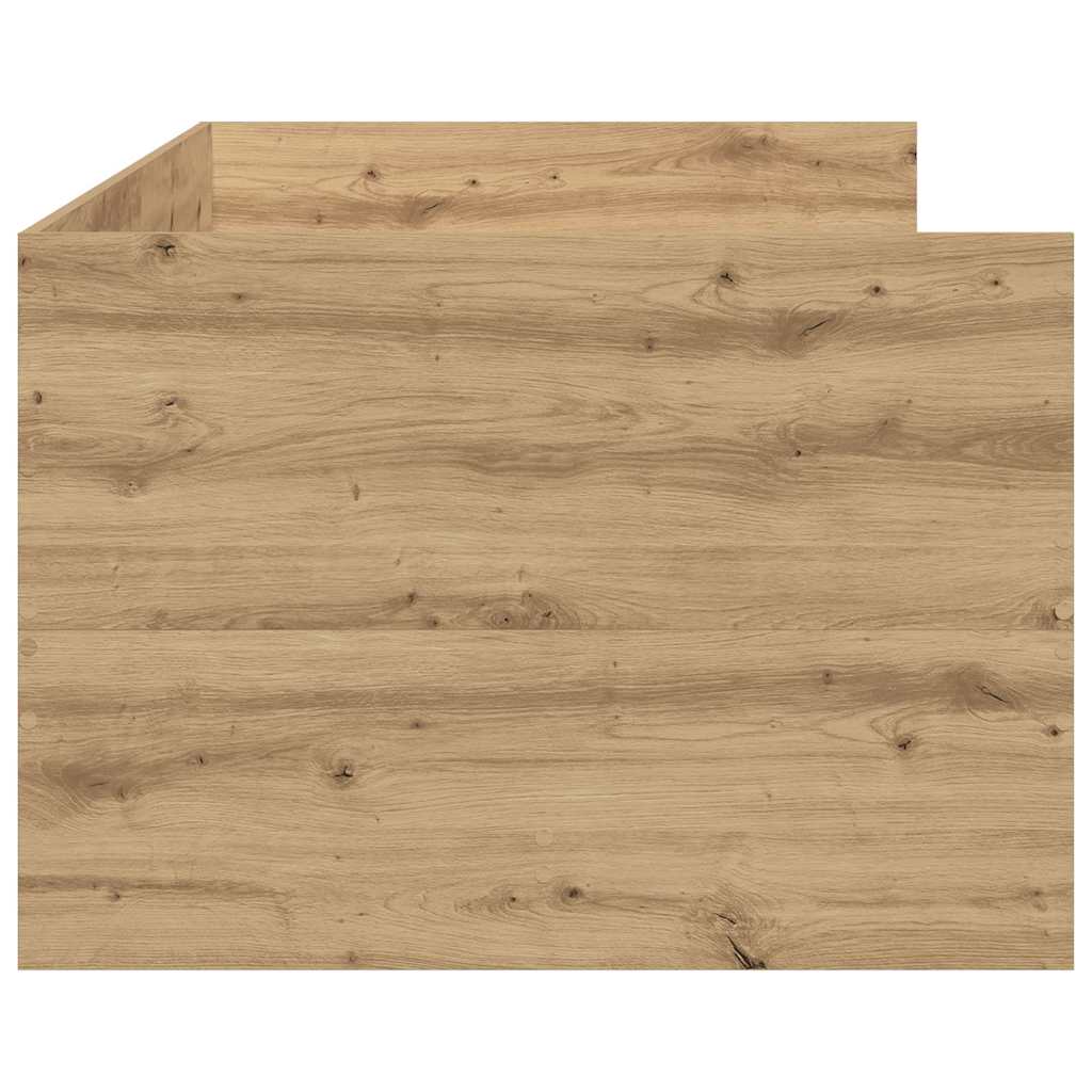 Nappaliágy fiókkal Artisan tölgy 90 x 190 cm Szerelt Fa