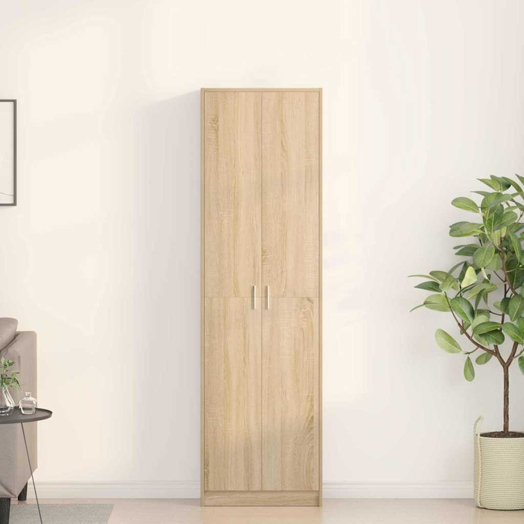 Ruhásszekrény Sonoma tölgy 55 x 25 x 189 cm Szerelt Fa
