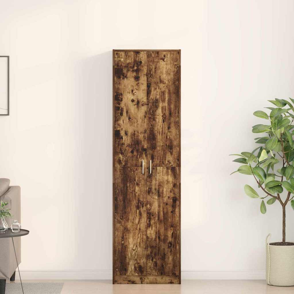 Ruhásszekrény Füstölt tölgy 55 x 25 x 189 cm Szerelt Fa