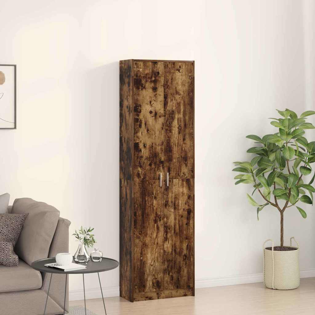 Ruhásszekrény Füstölt tölgy 55 x 25 x 189 cm Szerelt Fa