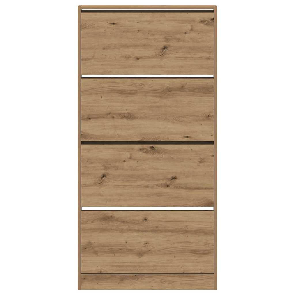 Cipőszekrény 80 x 21 x 163,5 cm Szerelt Fa Artisan tölgy