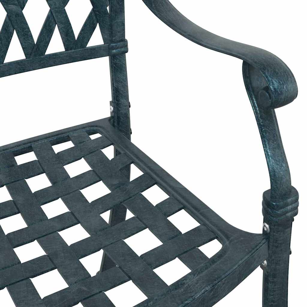 Kerti Szék 2 pcs Zöld 56 x 55 x 92.5cm Alumínium