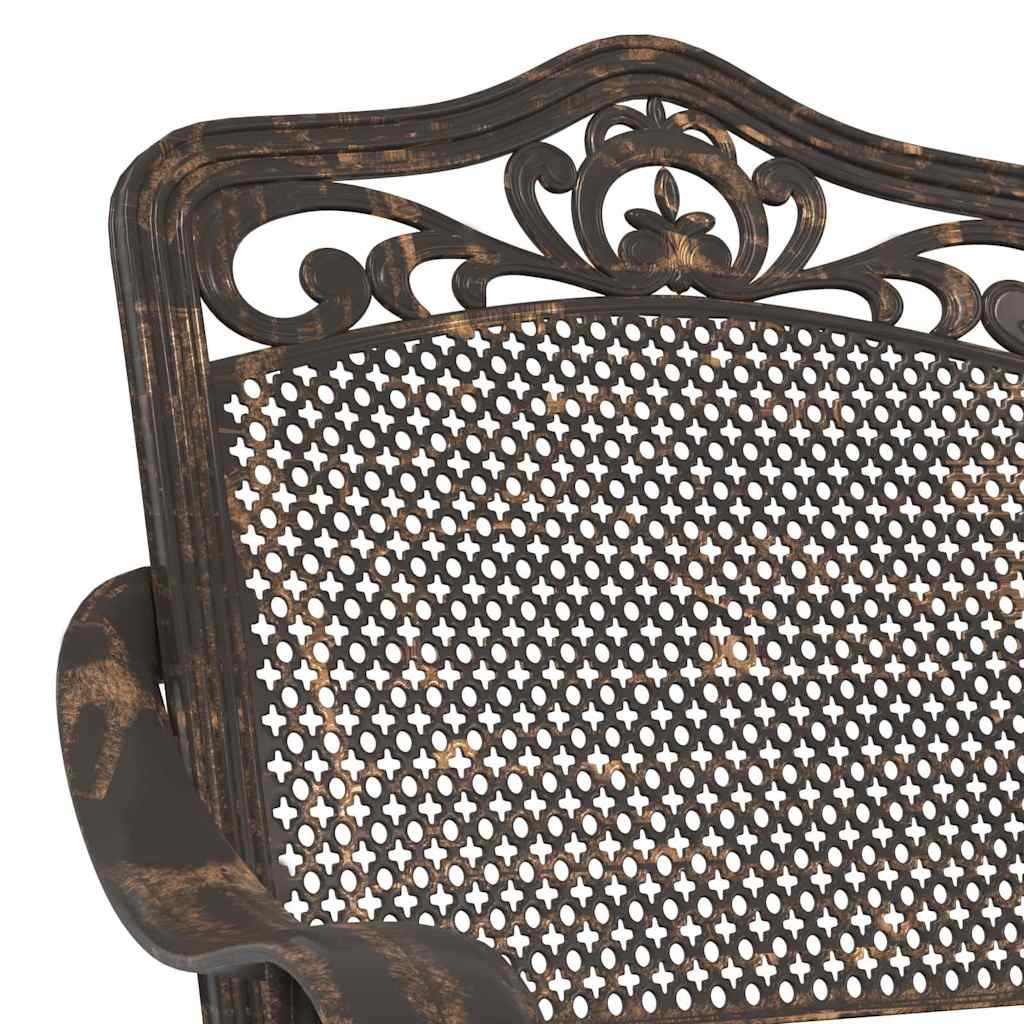 Kerti Szék 2 pcs Bronz 55 x 55 x 92,5cm Alumínium