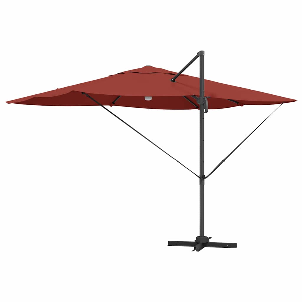Napernyő Terrakotta 351 x 250 x 253 cm Pamut és Alumínium