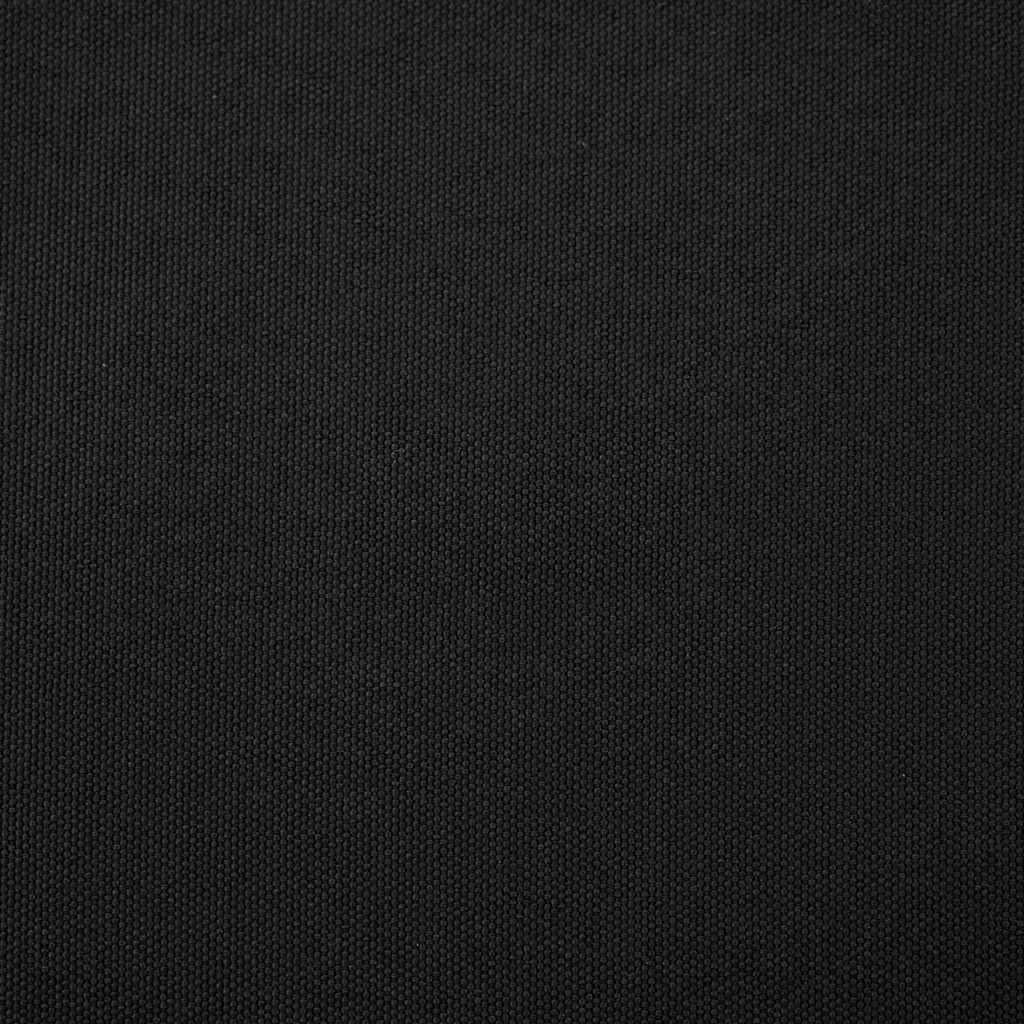 Kerti napernyő Fekete 370 x 197 x 239 cm Pamut és Alumínium