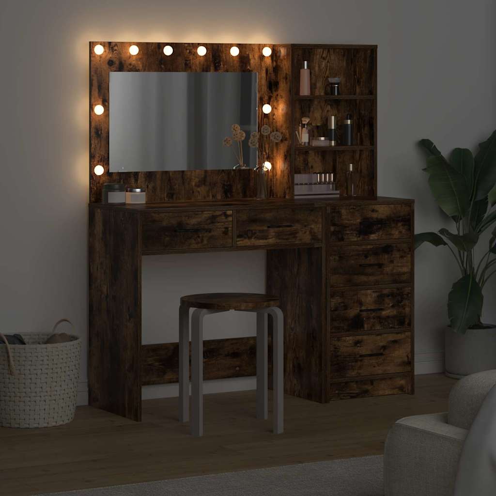 Öltözködőasztal 2 pcs Barna 78.5 x 41 x 135 cm Szerelt Fa