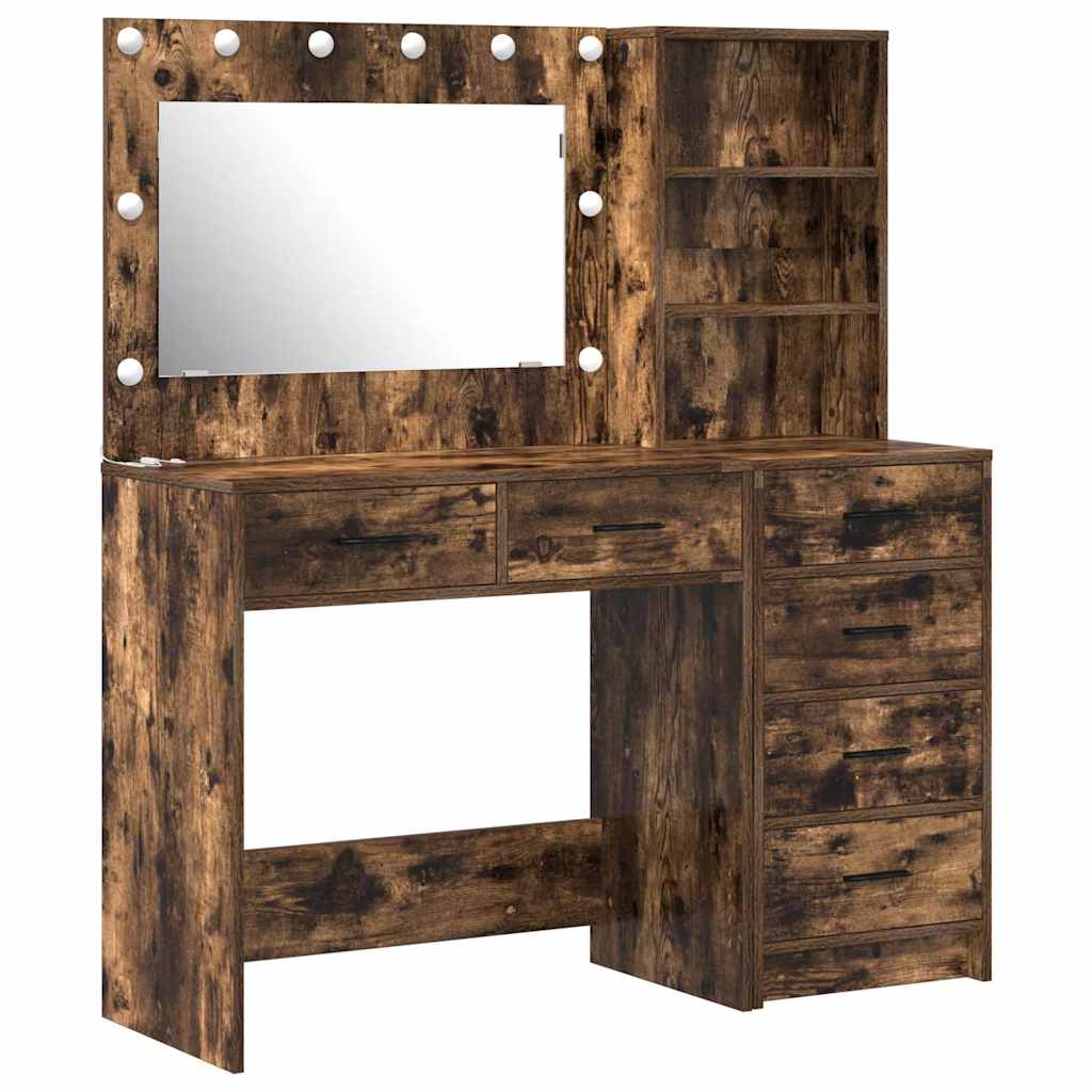 Öltözködőasztal 2 pcs Barna 78.5 x 41 x 135 cm Szerelt Fa