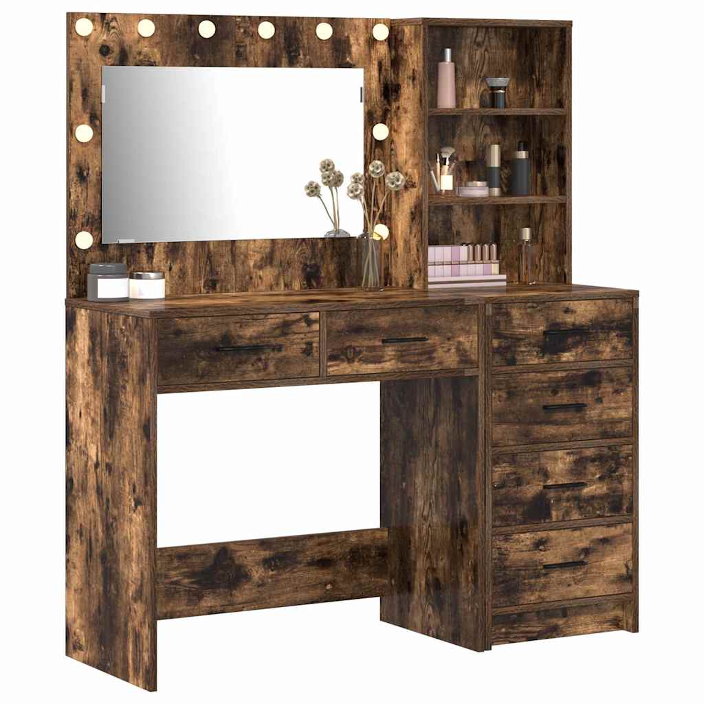 Öltözködőasztal 2 pcs Barna 78.5 x 41 x 135 cm Szerelt Fa