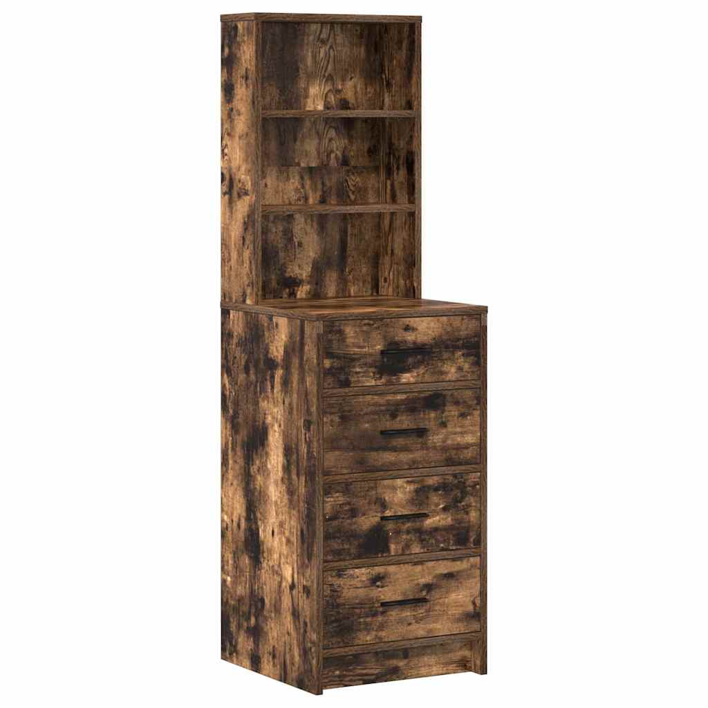 Öltözködőasztal 3 pcs Füstölt tölgy 78,5 x 41 x 135 cm