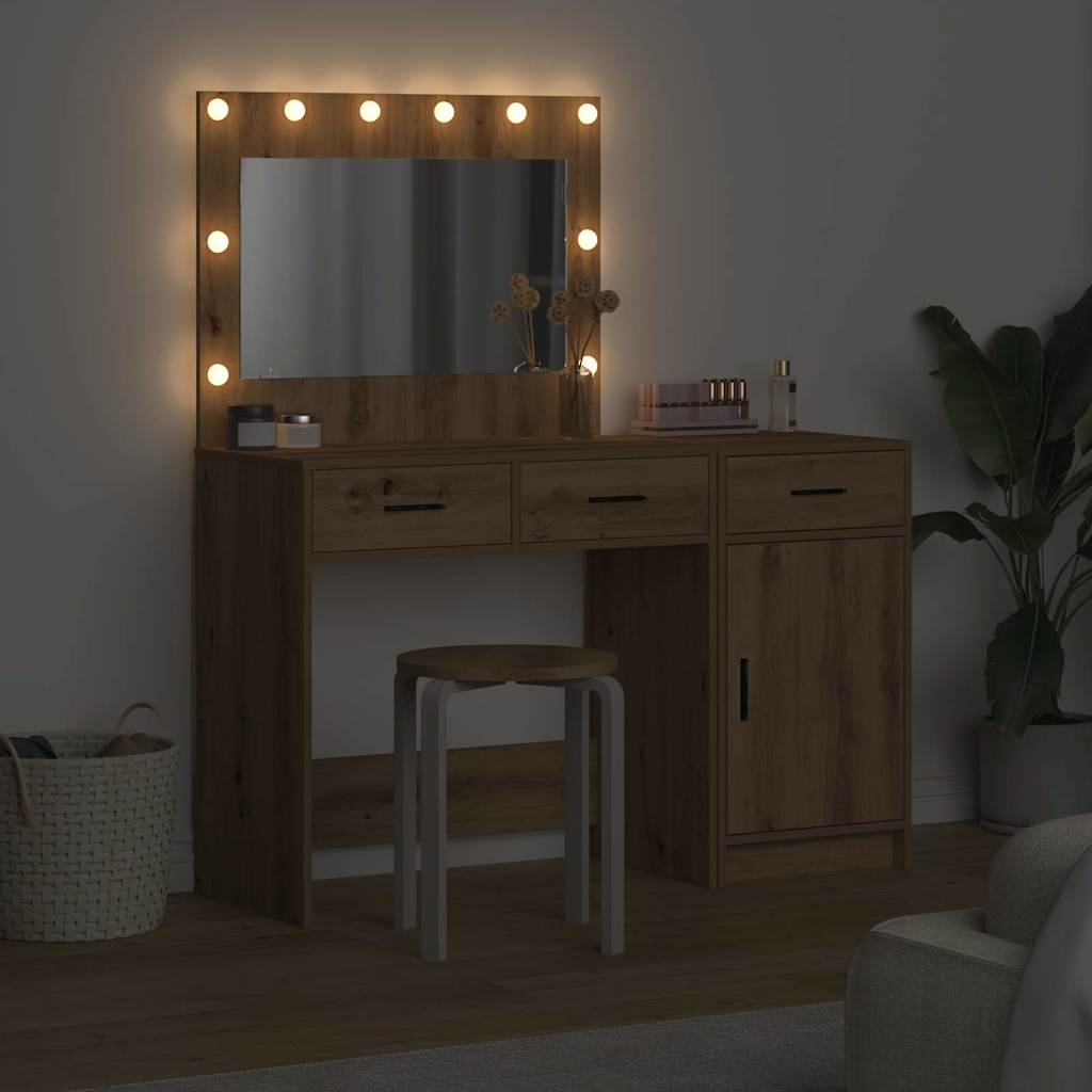Öltözködőasztal 2 pcs Barna 40 x 41 x 75 cm Szerelt Fa