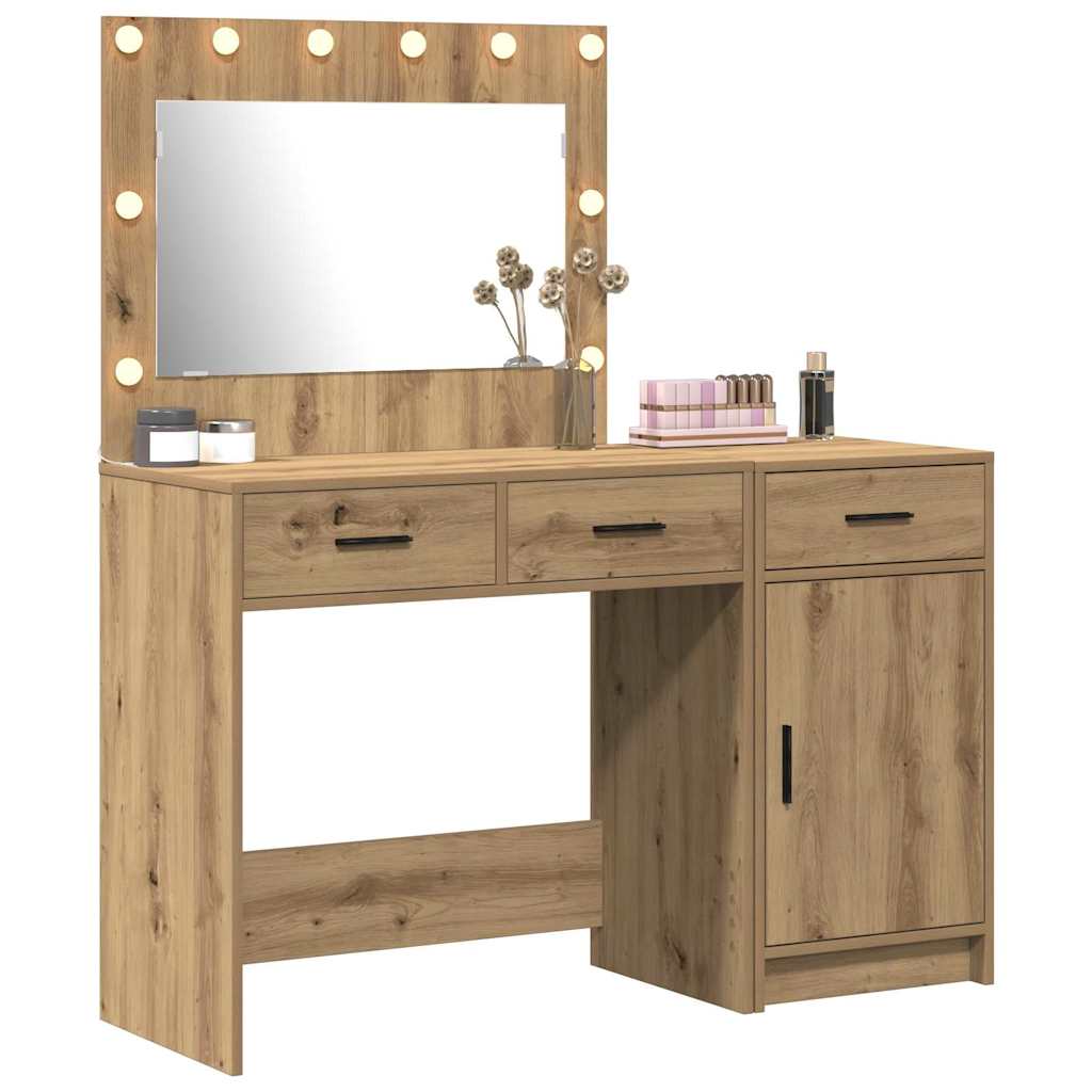Öltözködőasztal 2 pcs Barna 40 x 41 x 75 cm Szerelt Fa
