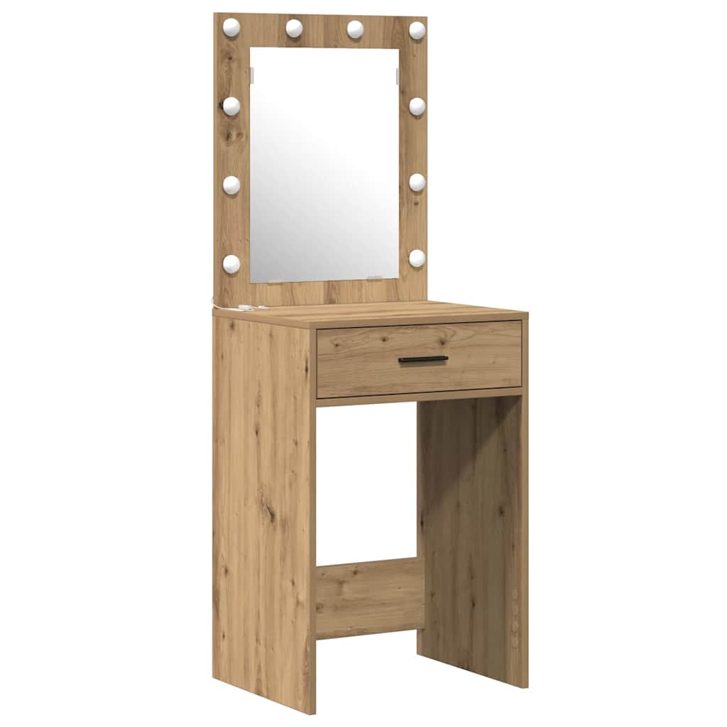 Öltözködőasztal 2 pcs Barna 50 x 41 x 135 cm Faanyag