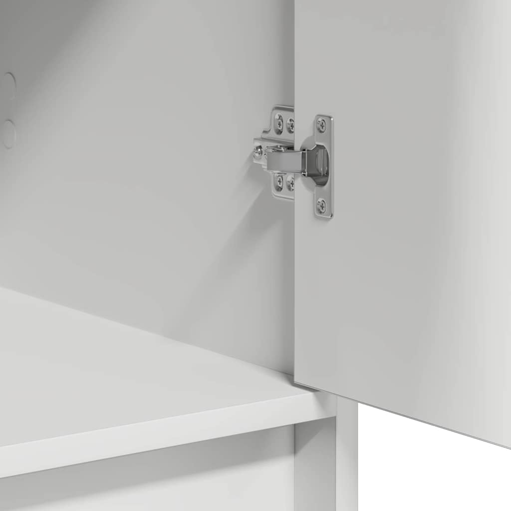Öltözködőasztal 3 pcs Fehér 78,5 x 41 x 135 cm Szerelt Fa