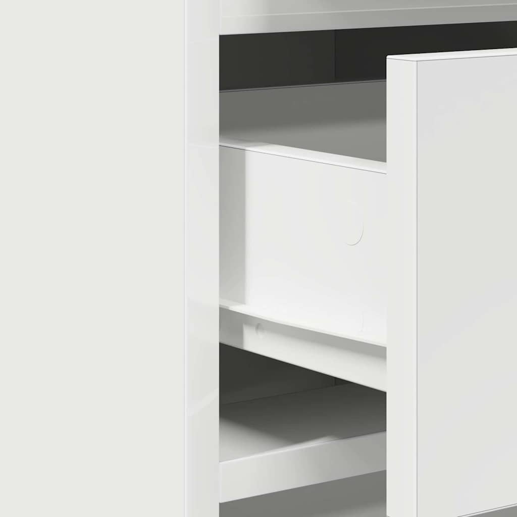 Öltözködőasztal 3 pcs Fehér 78,5 x 41 x 135 cm Szerelt Fa