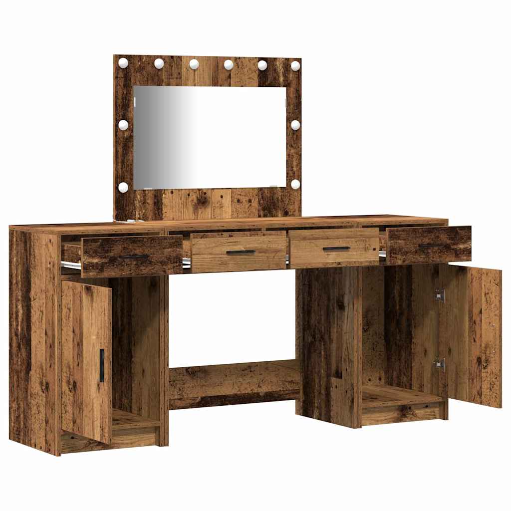 Öltözködőasztal 3 pcs Barna 78,5 x 41 x 135 cm Szerelt Fa