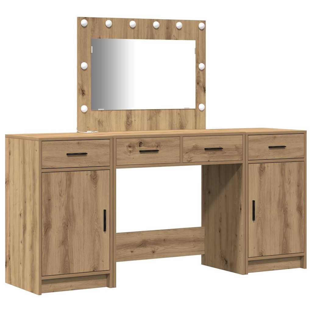 Öltözködőasztal 3 pcs Barna 78,5 x 41 x 135 cm Szerelt Fa