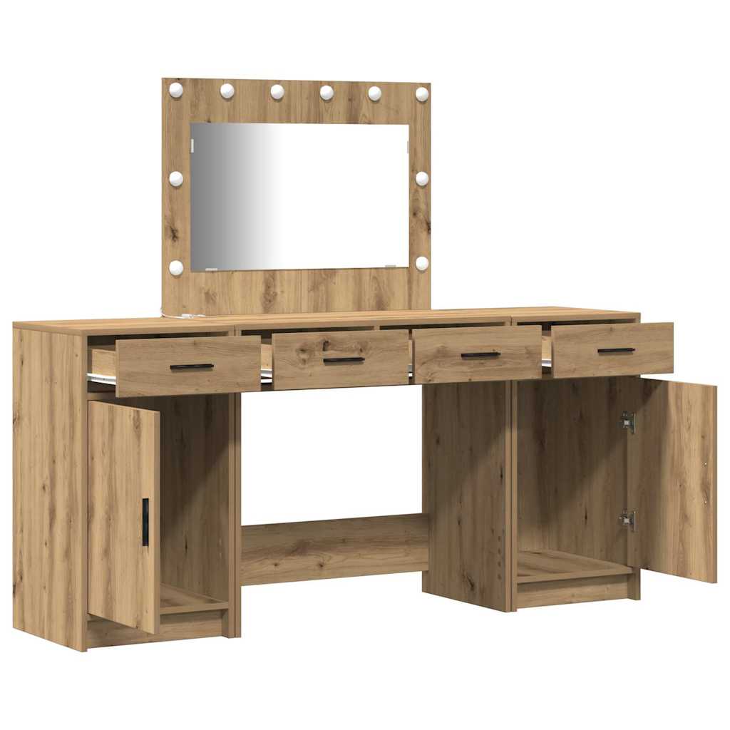 Öltözködőasztal 3 pcs Barna 78,5 x 41 x 135 cm Szerelt Fa