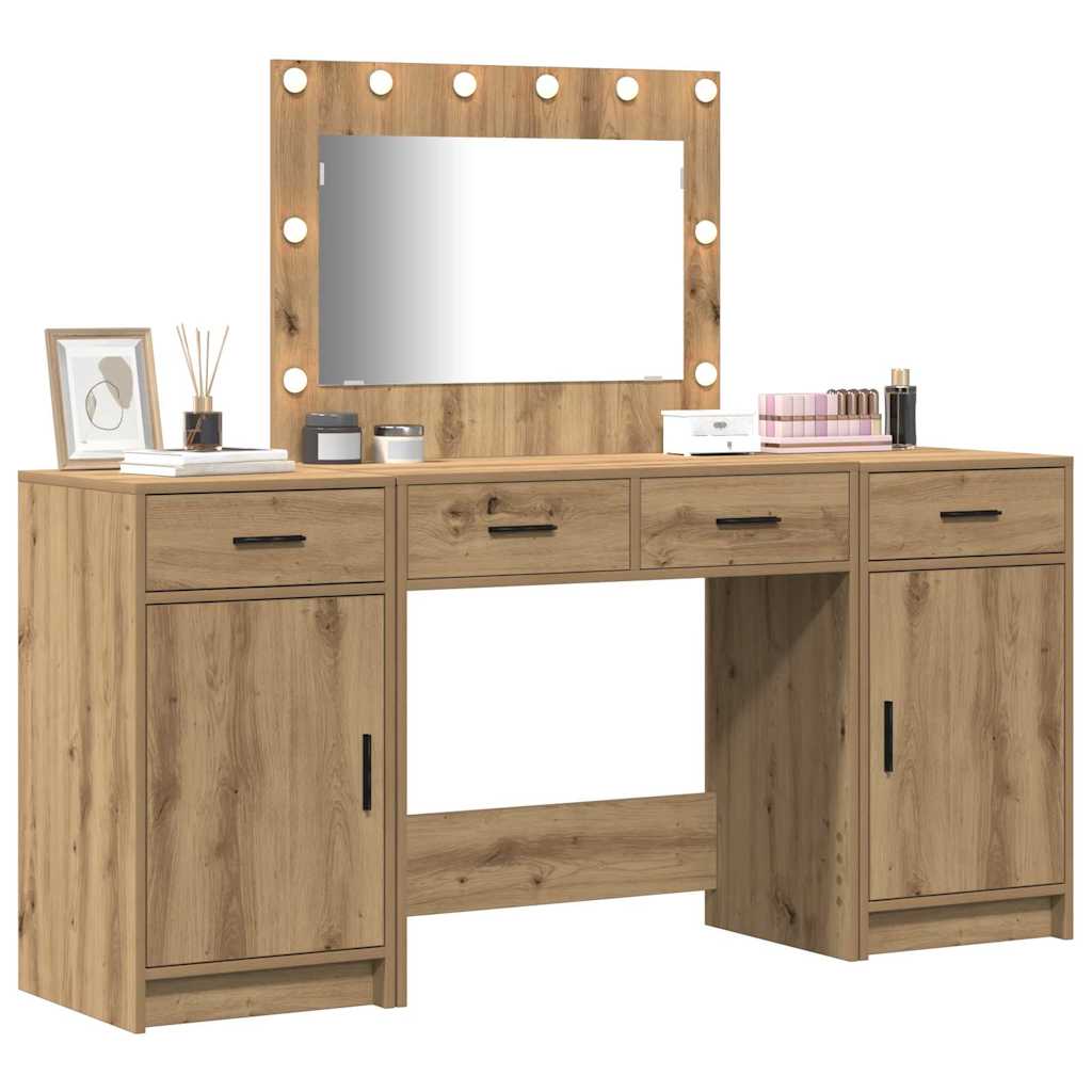 Öltözködőasztal 3 pcs Barna 78,5 x 41 x 135 cm Szerelt Fa
