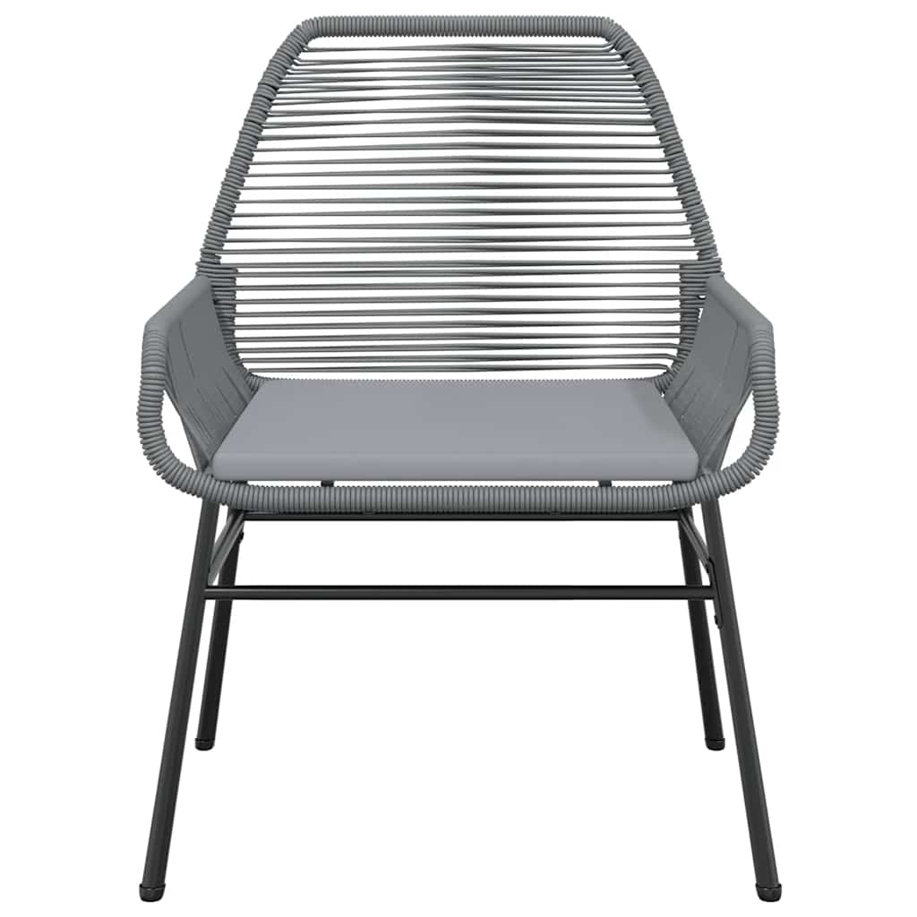 5 részes szürke polyrattan üveg kerti étkezőgarnitúra párnával