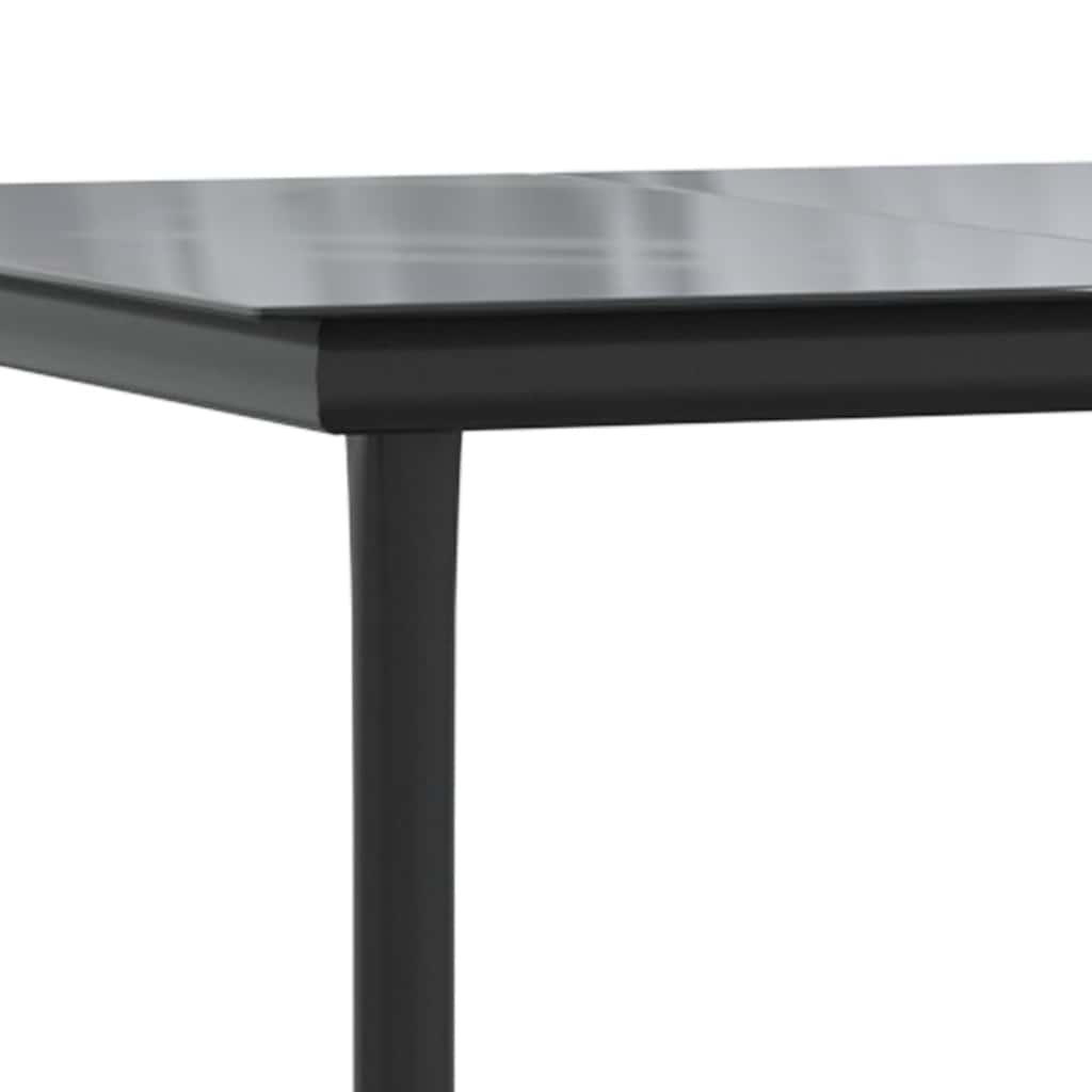 5 részes szürke polyrattan üveg kerti étkezőgarnitúra párnával