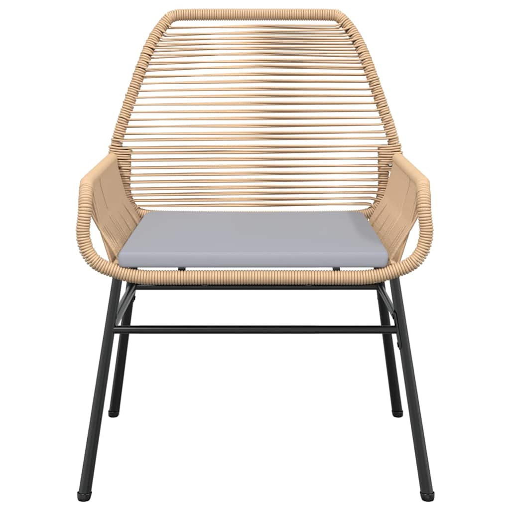 9 észes barna polyrattan üveg kerti étkezőgarnitúra párnával