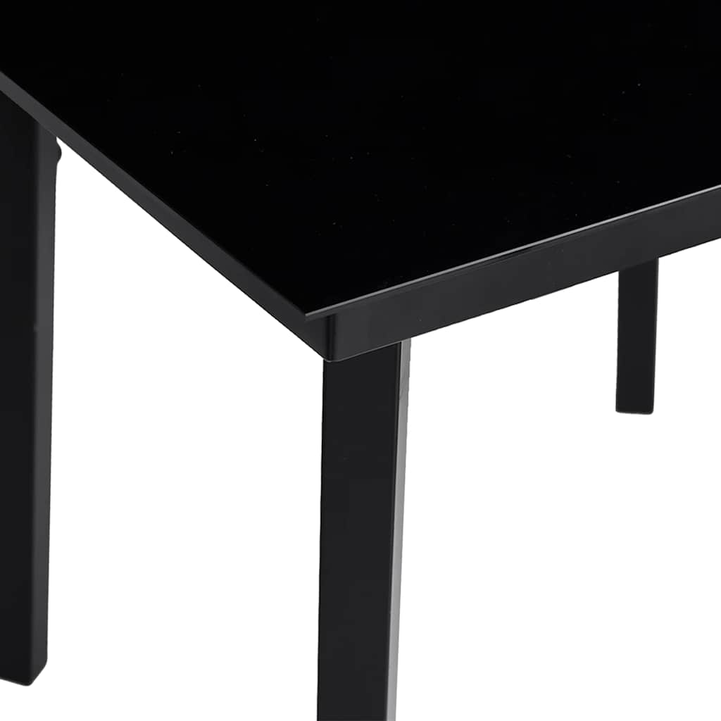 3 részes szürke polyrattan üveg kerti étkezőgarnitúra párnával
