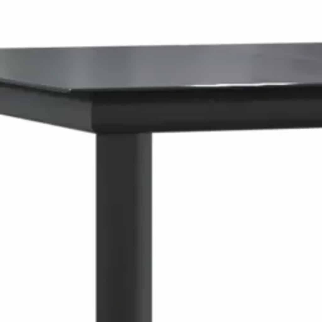 5 észes barna polyrattan üveg kerti étkezőgarnitúra