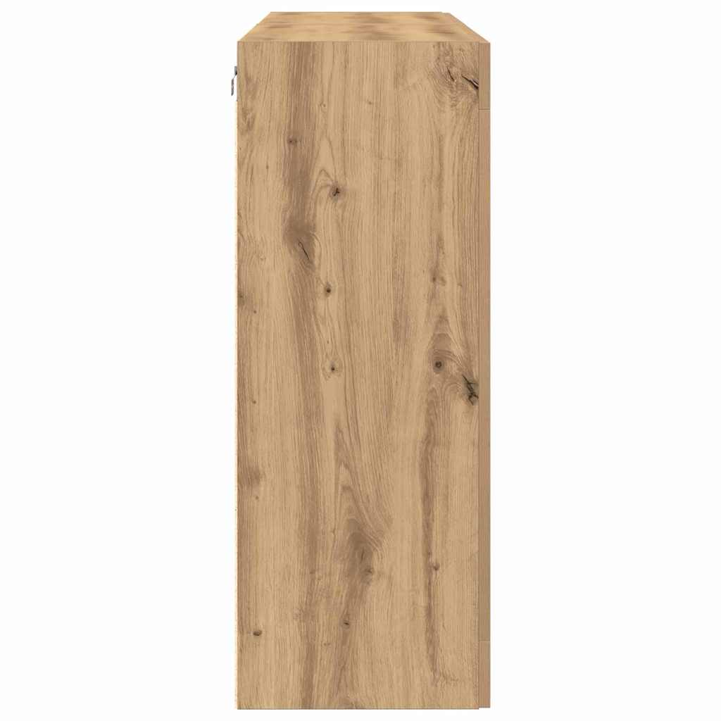Fali Szekrények 2 db Artisan tölgy 69,5 x 34 x 90 cm Szerelt Fa