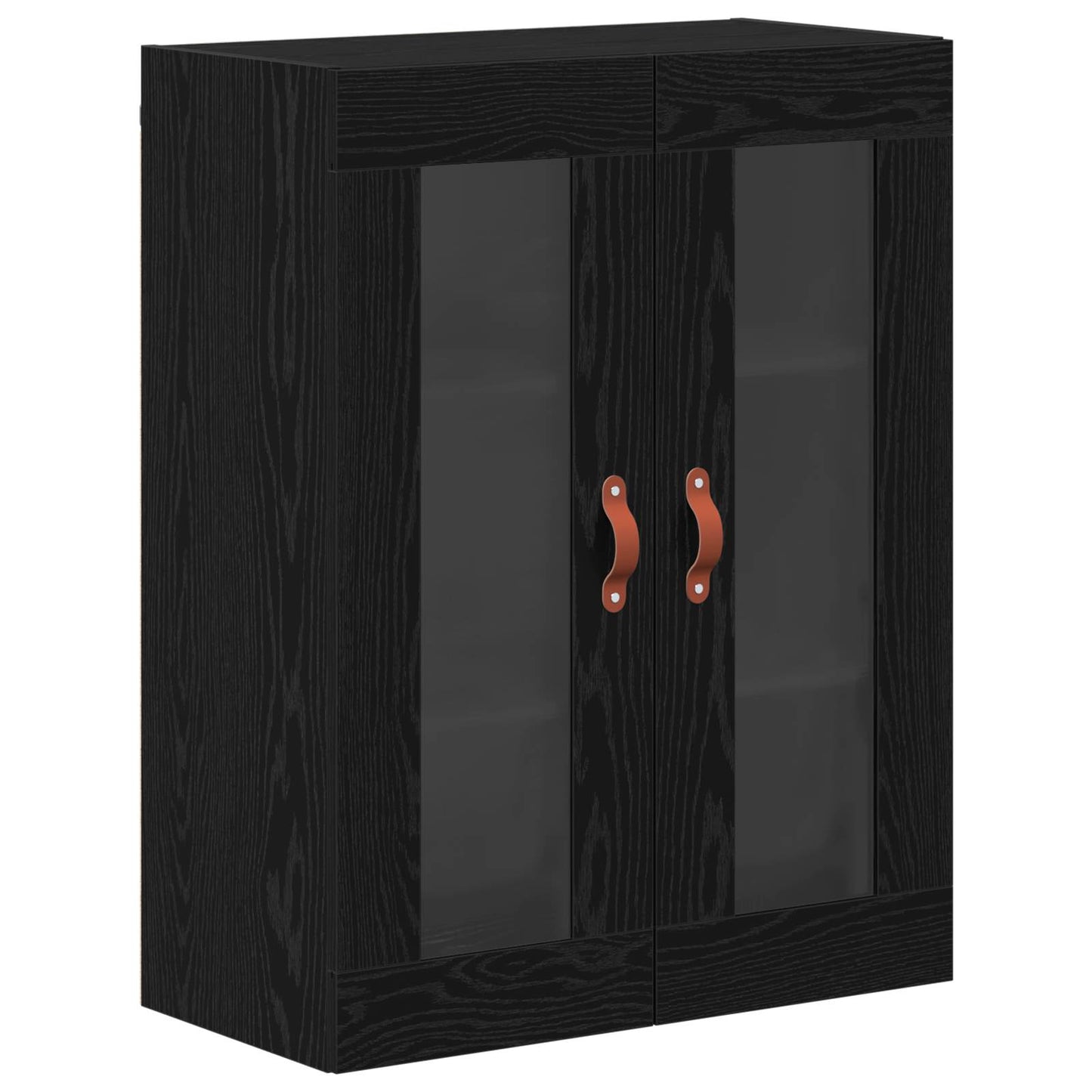 Fali Szekrények 2 db Fekete tölgy 69,5 x 34 x 90 cm Szerelt Fa