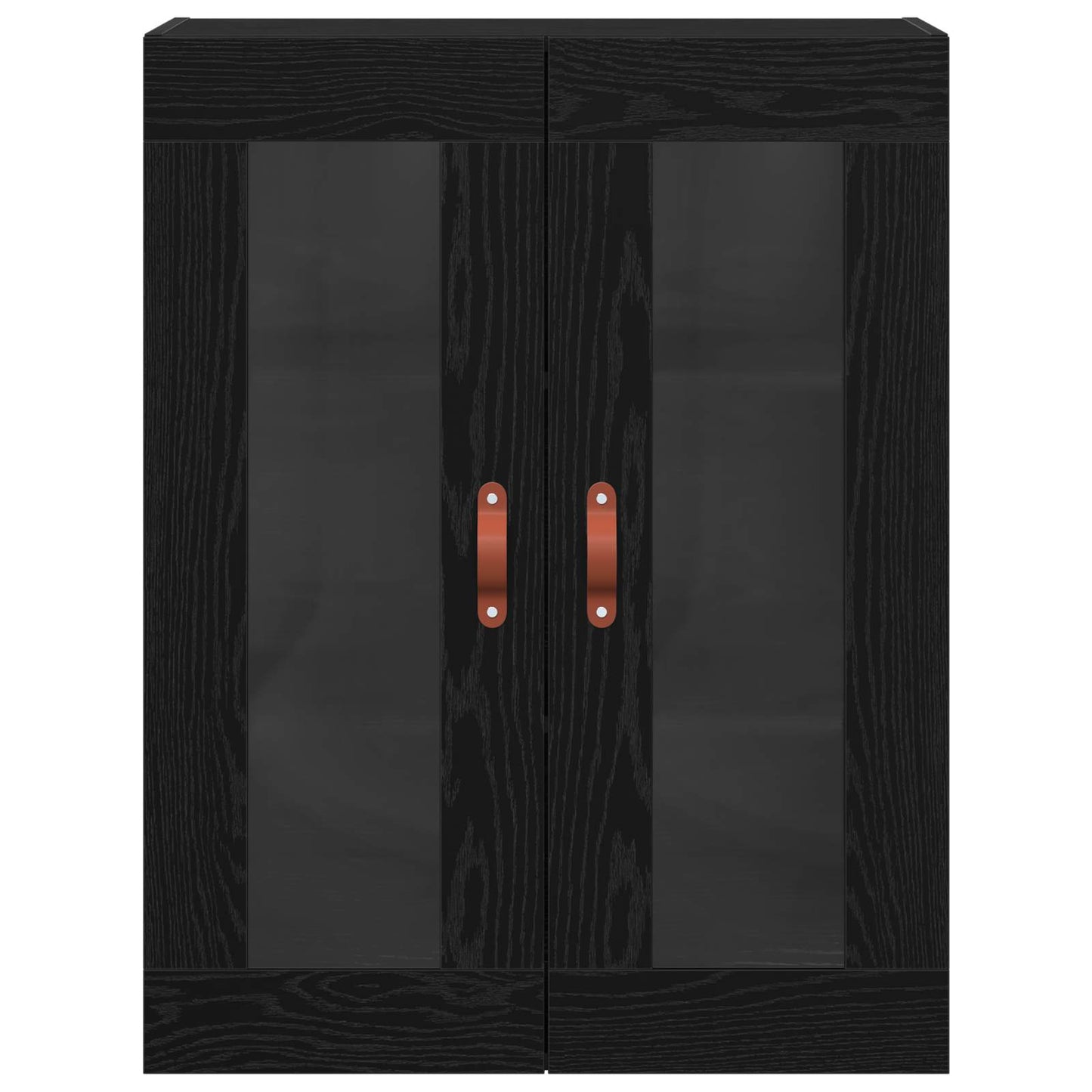 Fali Szekrények 2 db Fekete tölgy 69,5 x 34 x 90 cm Szerelt Fa