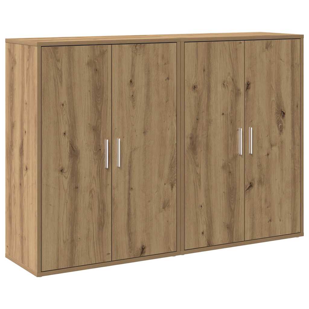 Széf 2 db Artisan tölgy 60 x 31 x 84 cm Szerelt Fa