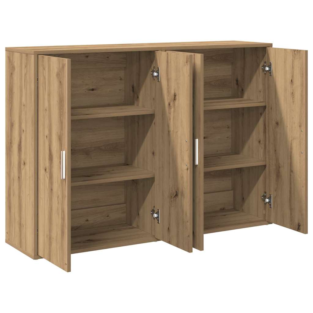 Széf 2 db Artisan tölgy 60 x 31 x 84 cm Szerelt Fa