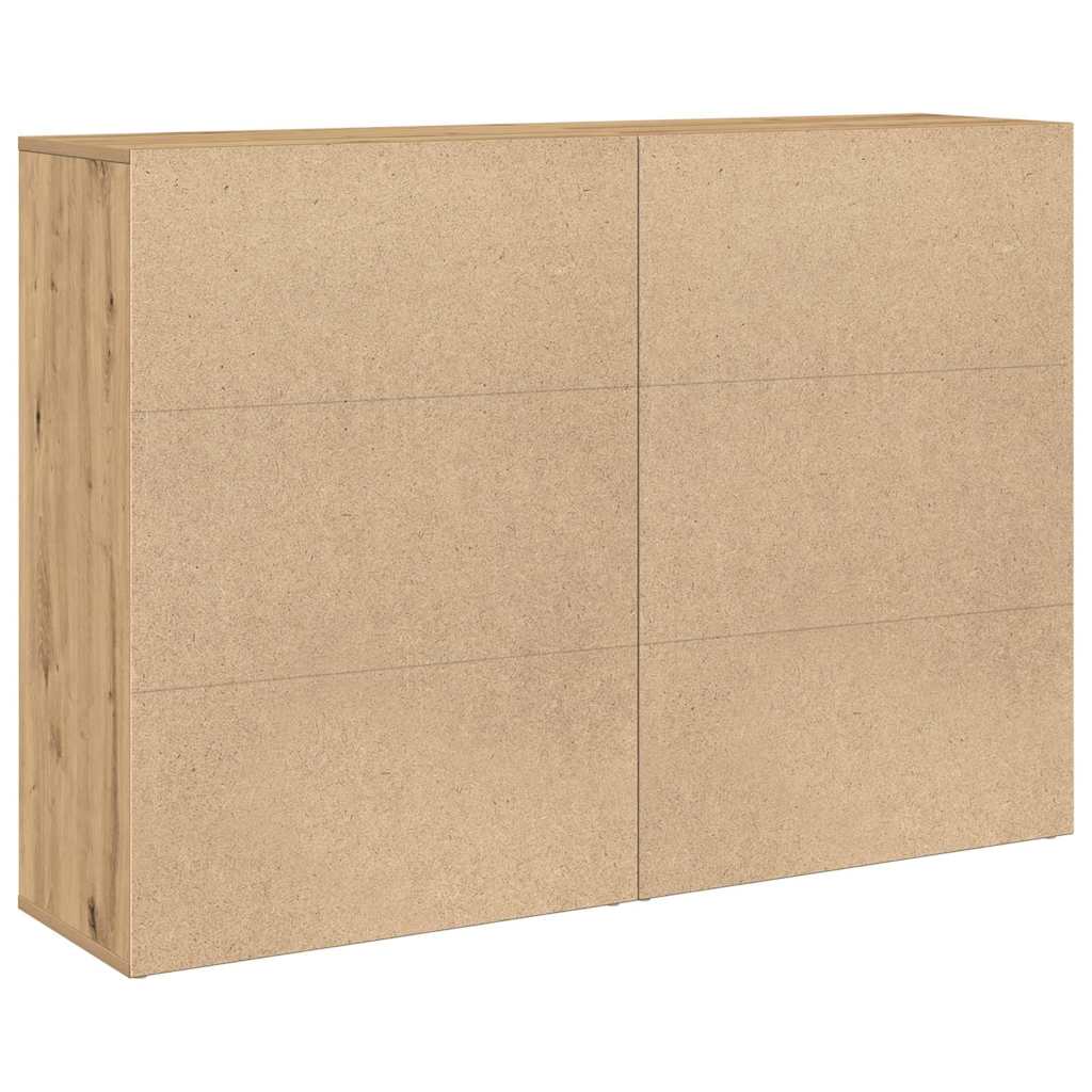 Széf 2 db Artisan tölgy 60 x 31 x 84 cm Szerelt Fa