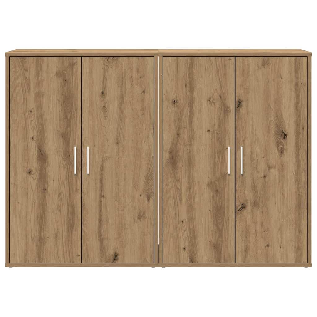 Széf 2 db Artisan tölgy 60 x 31 x 84 cm Szerelt Fa