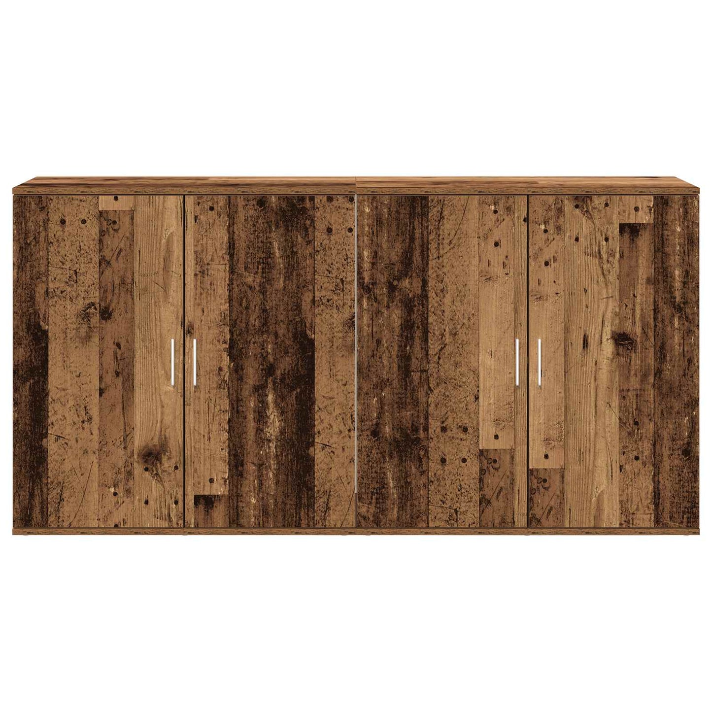 Széf 2 db Öreg fa 79 x 38 x 80 cm Szerelt Fa