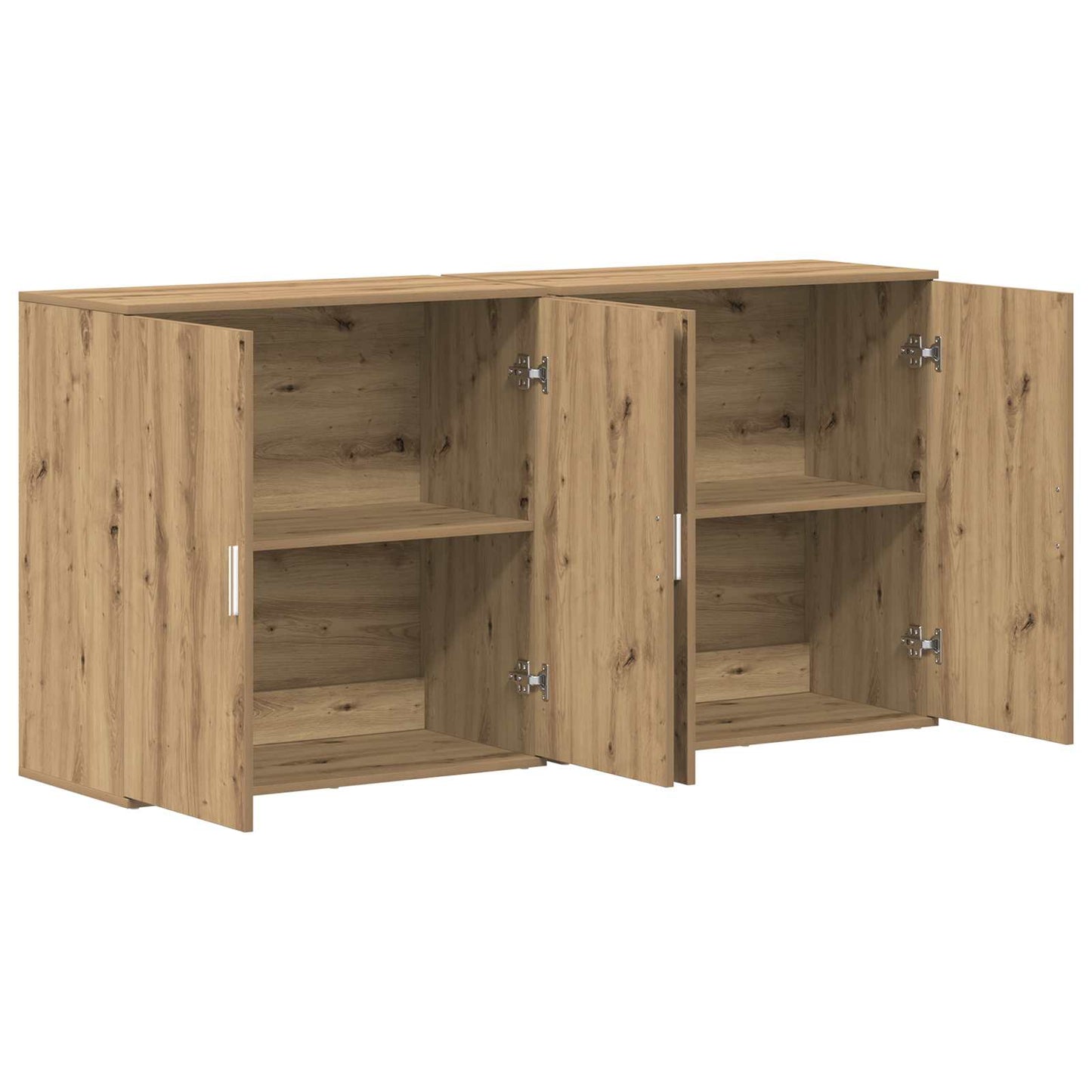 Széf 2 db Artisan tölgy 79 x 38 x 80 cm Szerelt Fa