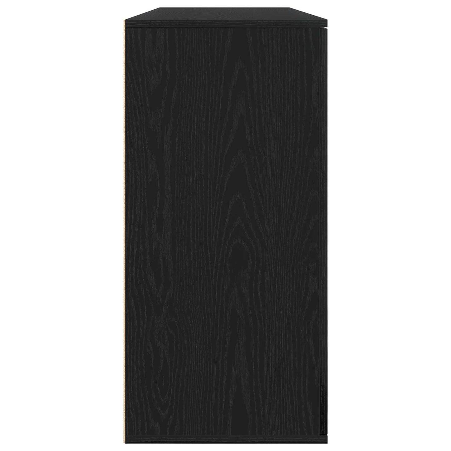 Széf 2 db Fekete tölgy 79 x 38 x 80 cm Szerelt Fa