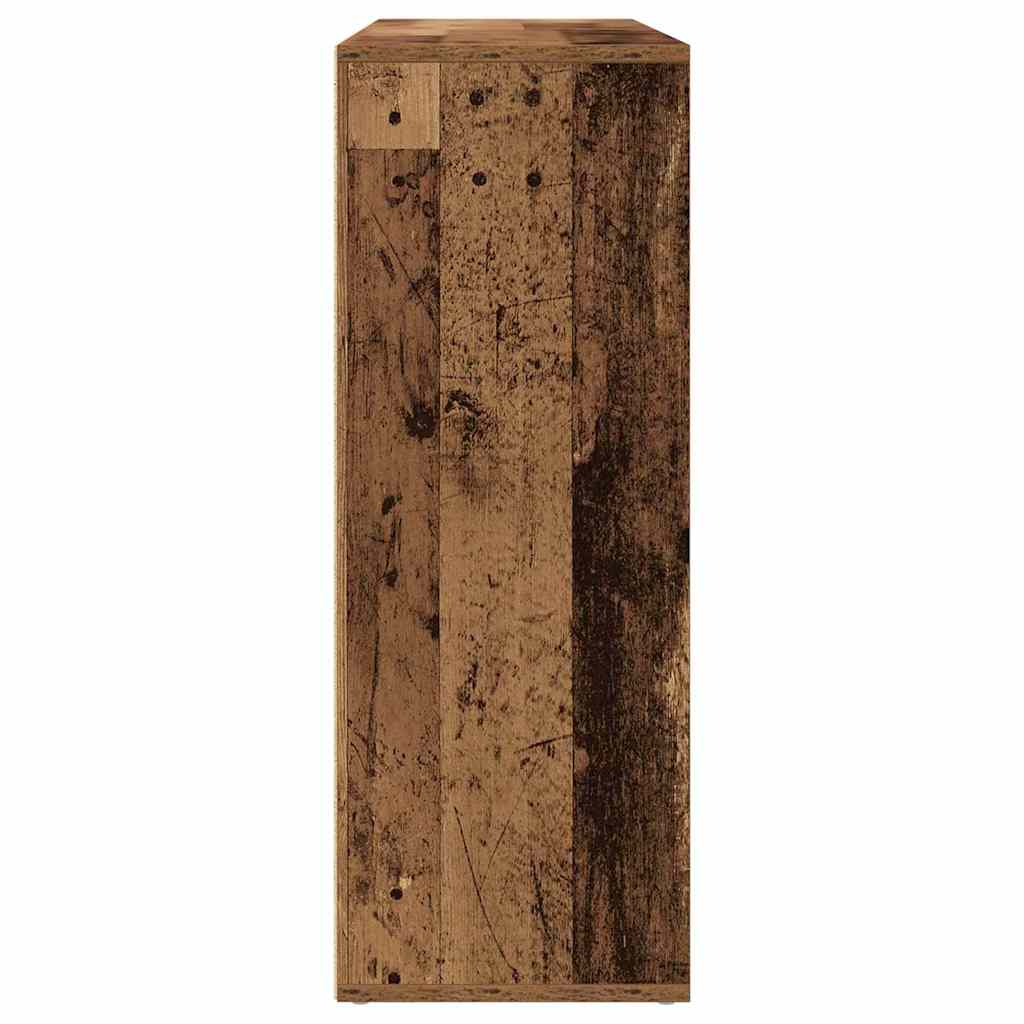 Széf 2 pcs Öreg fa 60 x 31 x 84 cm Szerelt Fa