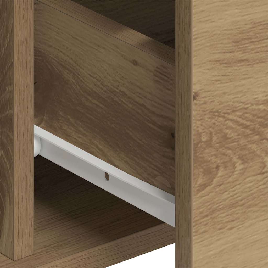 Széf 2 pcs Artisan tölgy 60 x 31 x 84 cm Faanyag