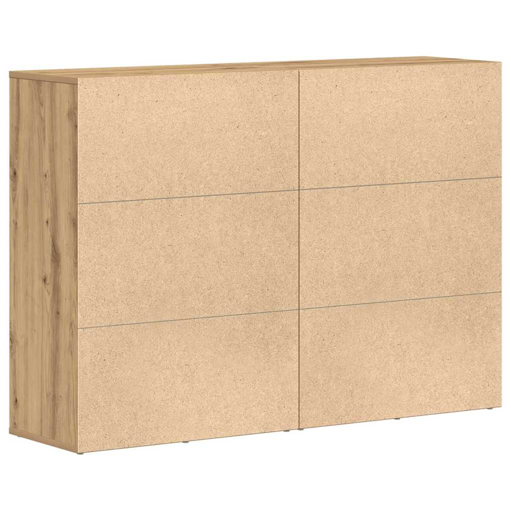 Széf 2 pcs Artisan tölgy 60 x 31 x 84 cm Faanyag